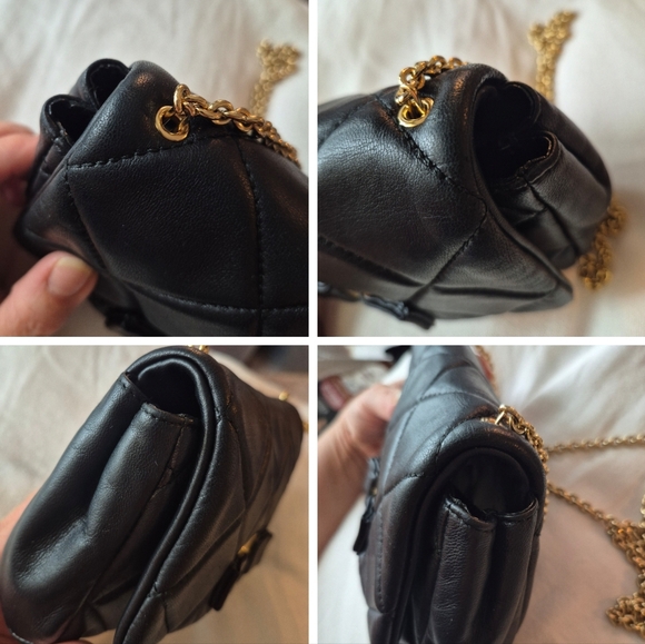 Salvatore Ferragamo Black Quilted Leather Mini Miss Vara Bag - Picture 11 of 16